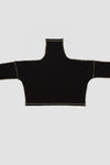 BASERANGE camel turtleneck sweater FCTN-RIB-WI23 black